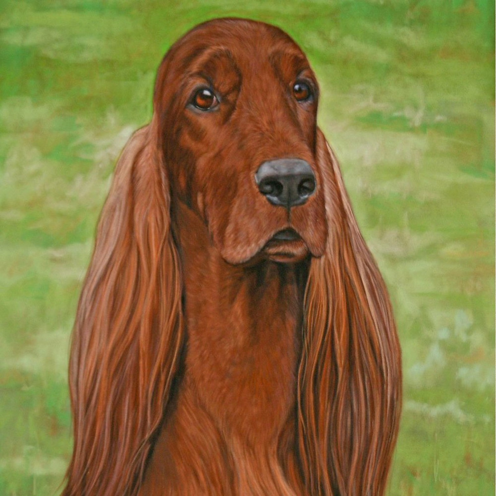 CafePress Irish Setter Head Study 3 Tote Bag (1662035917)