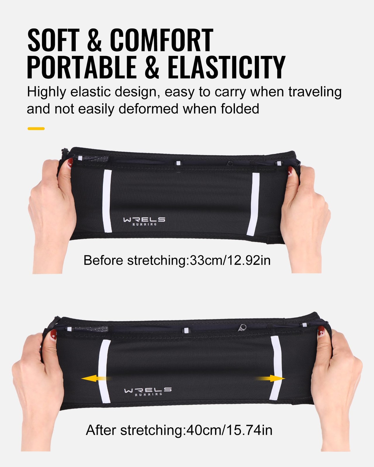 Hydration Running Belt with TPU Soft Flask 250ml,Breathable Running Belts for…
