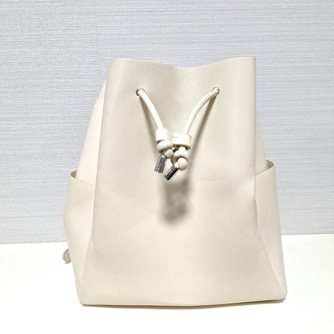 ZARA White Beige Stylish Bag