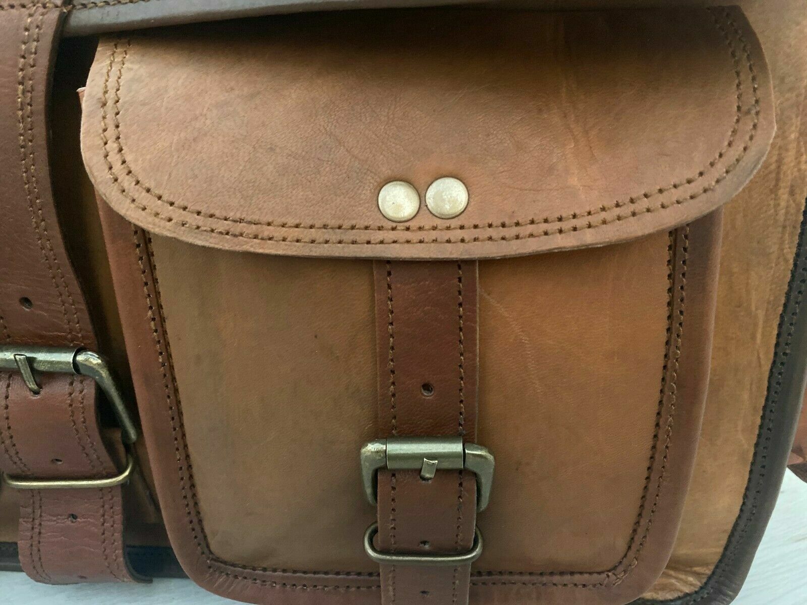 Files & All Your Accessories Leather Laptop Messenger Bag Fits Laptop’s, Phones