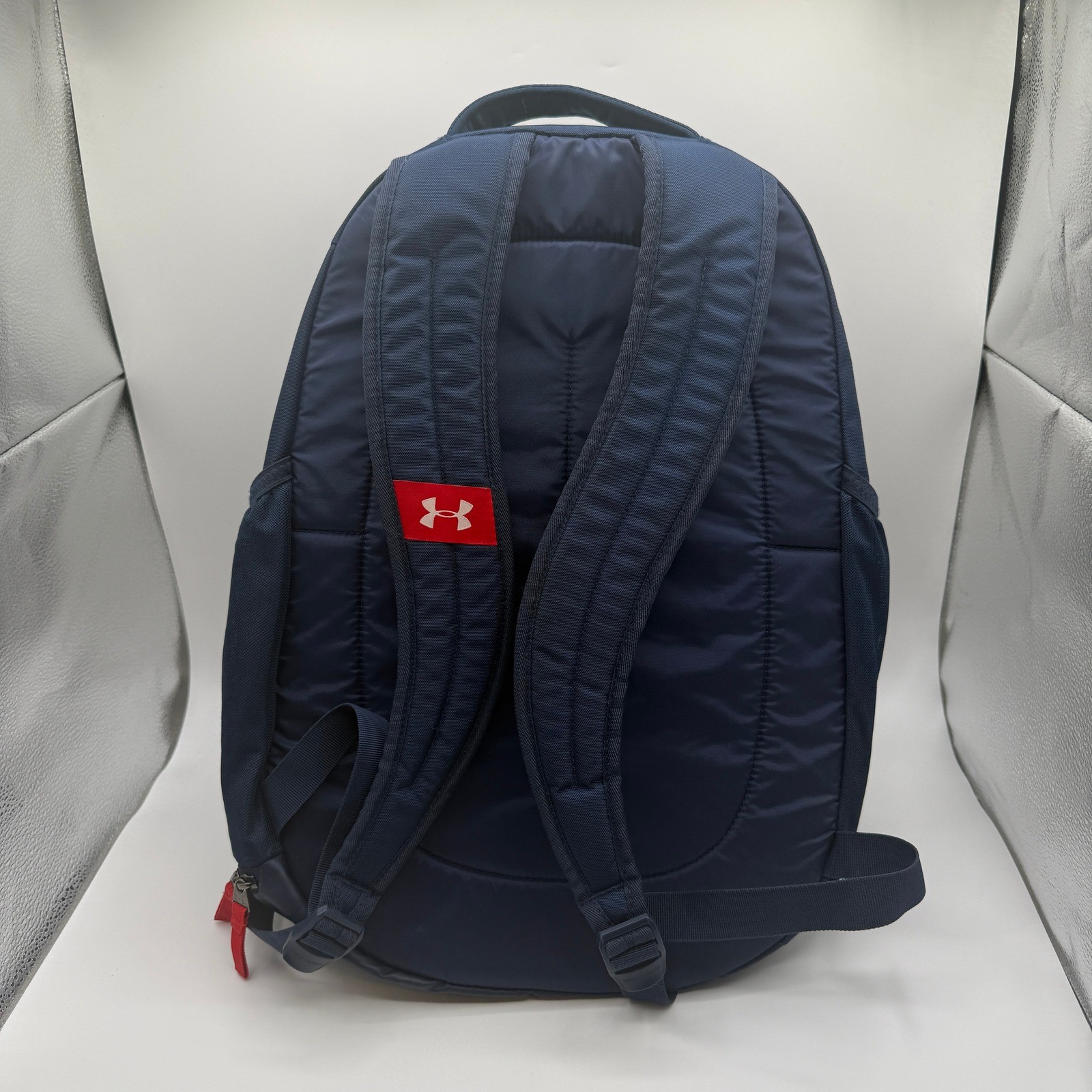 Under Armour Backpack Men OS Blue UA Storm Hustle School Travel Gym Bag