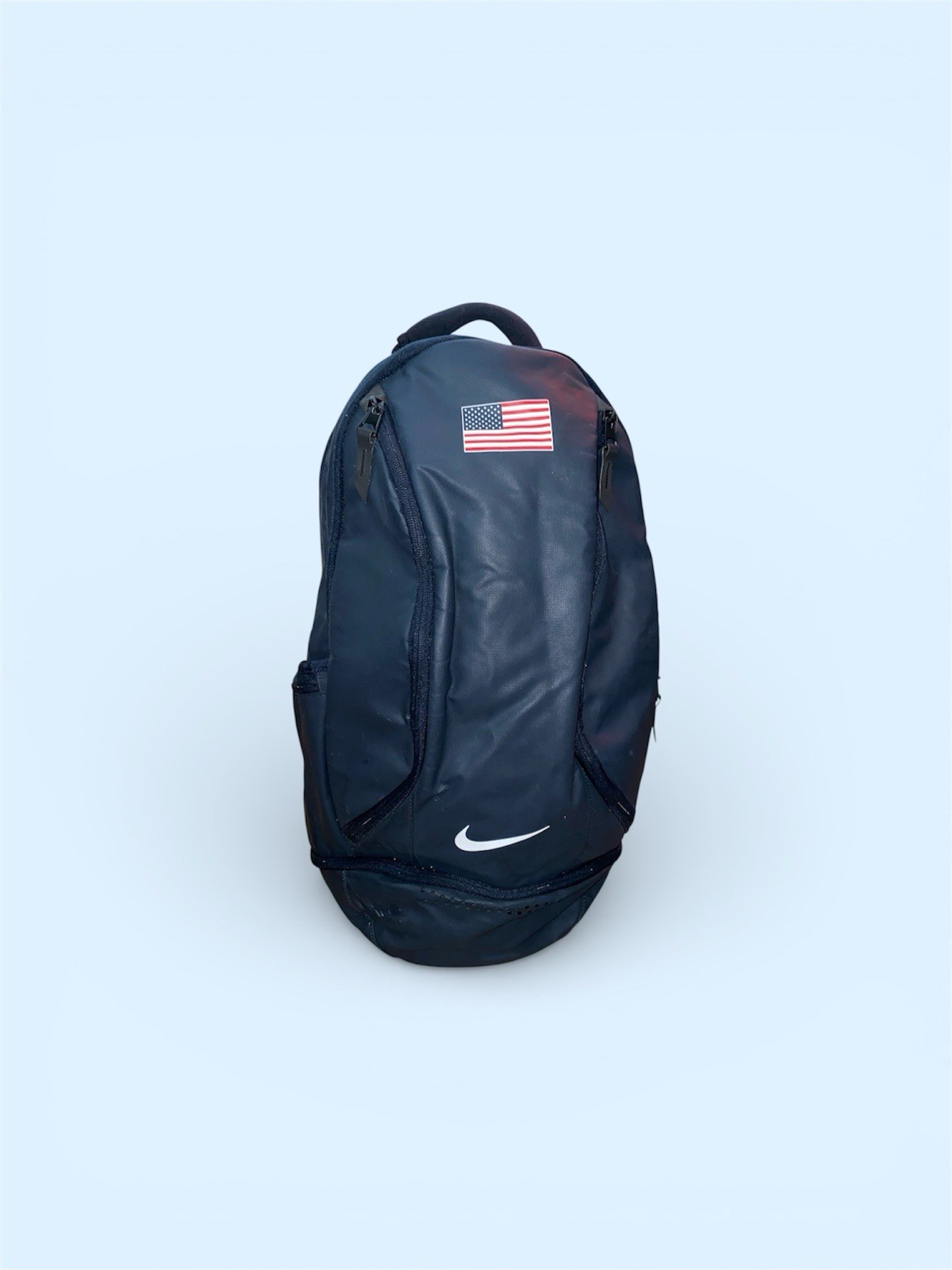 Nike Ultimatum Max Air Backpack Team USA/USATF Logo Dark Blue With American Flag