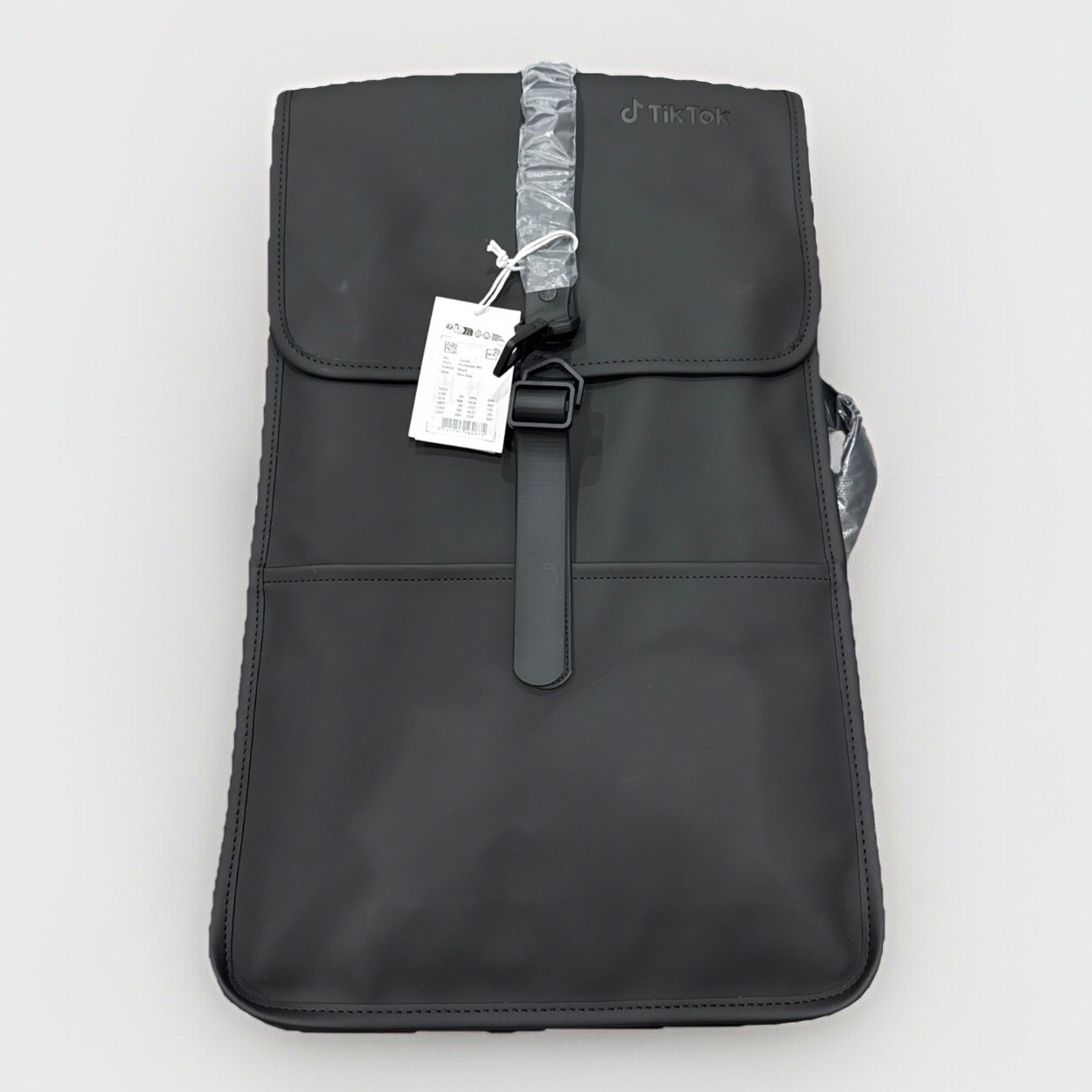 Rains Waves Waterproof Backpack W3 With Secure Buckle Closure TikTok Exclusive