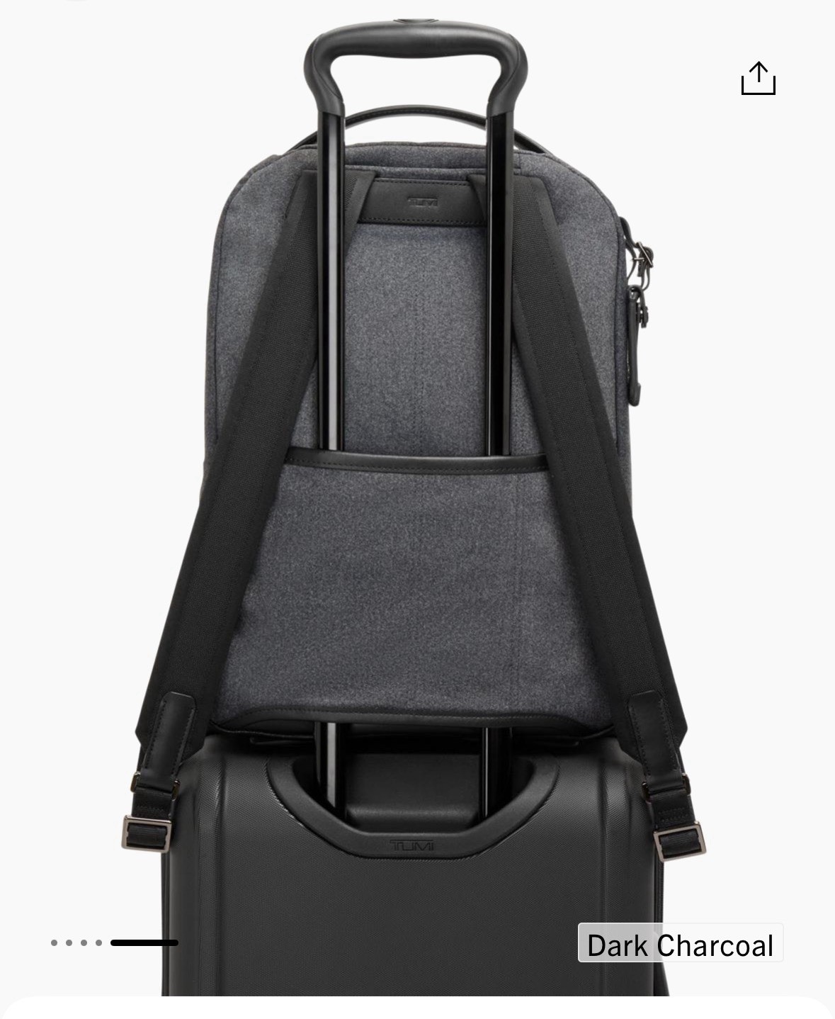 New With Tags – Tumi Harrison Bradner Grey Backpack Rucksack Bag 142074-1374