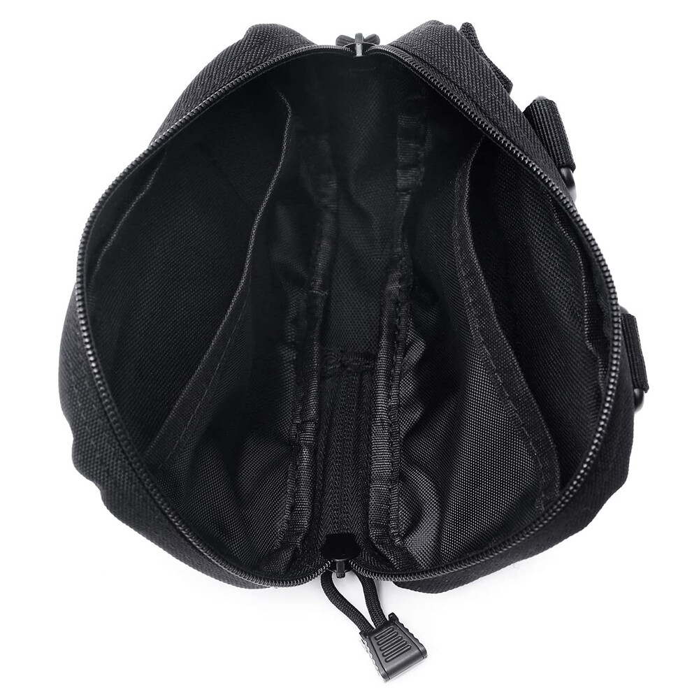 Tactical Molle Admin Bag Compact Utility EDC Tool Waist Pack with Shoulder Strap