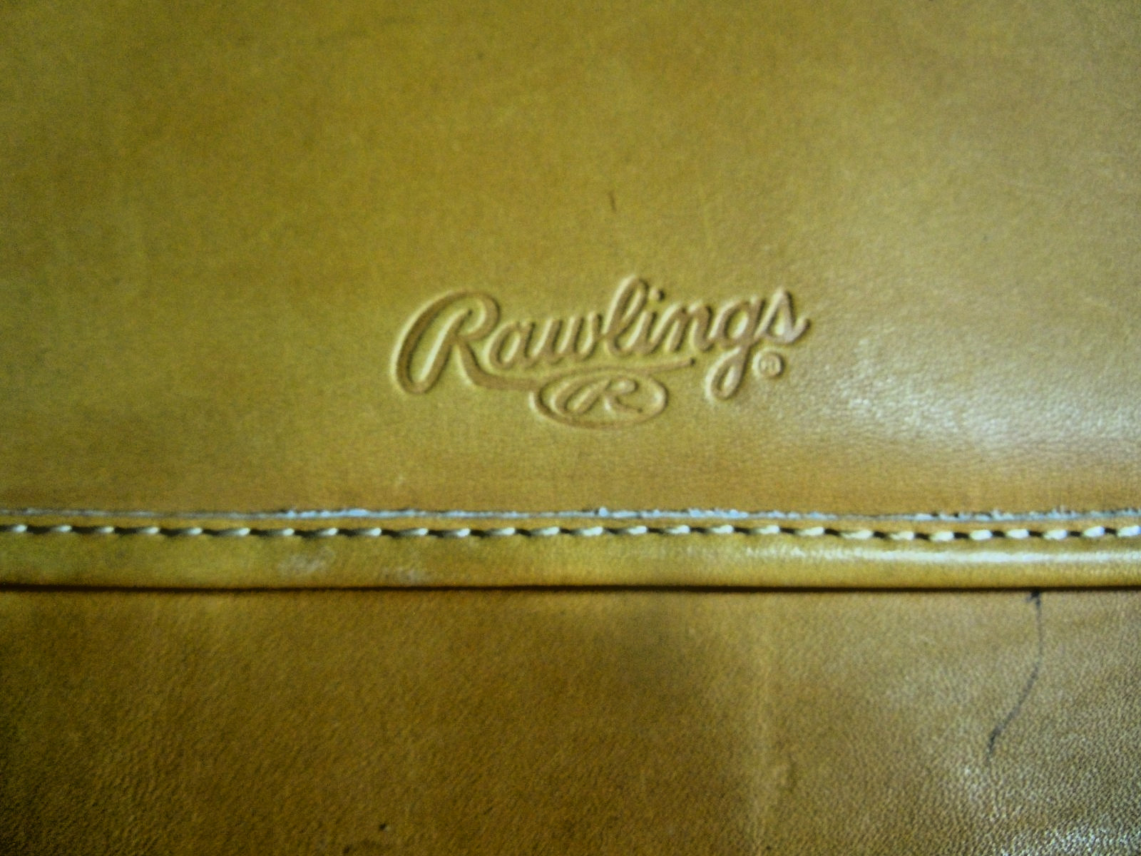 VTG Rawlings Baseball Glove Bag Briefcase Leather Carry-on Travel Tan