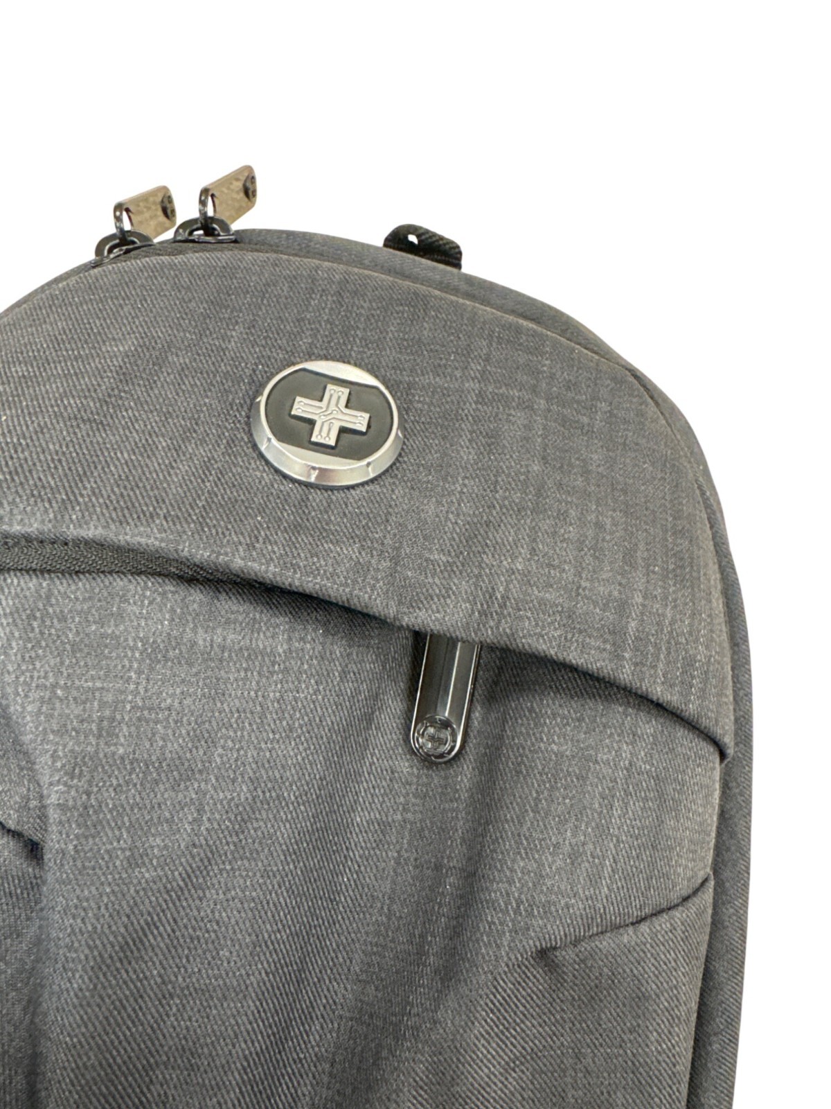 Swissdigital Design Gray Sling Backpack With USB Port SKU 7336