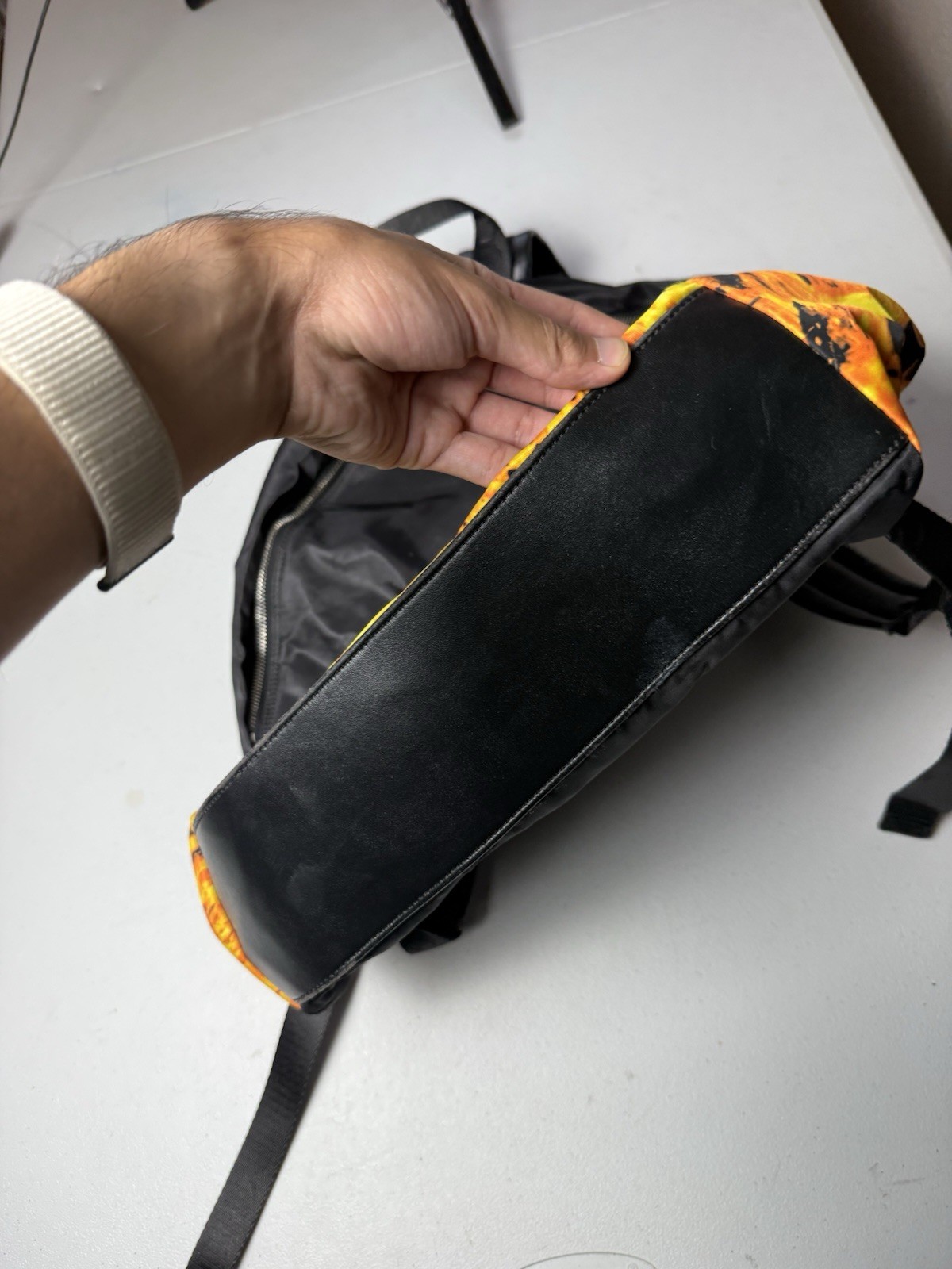 Givenchy Leather Trimmed Flame Backpack – Black Backpacks flaws in pictures beat