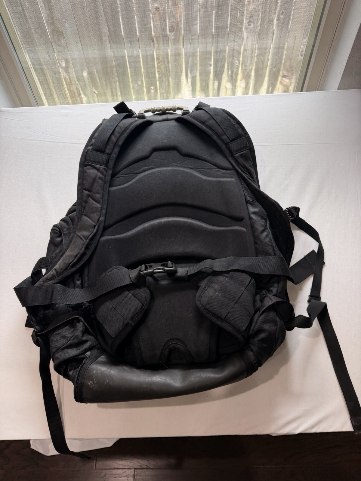 Oakley Kitchen Sink Backpack Black Tactical Y2K Laptop Bag Streetwear Rare