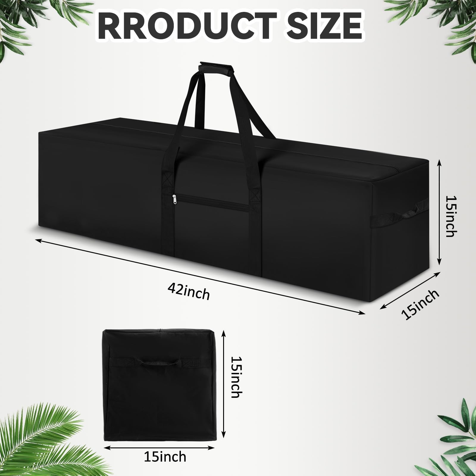 Extra Large Duffle Bag 42x15x15 Inch 154L Heavy Duty Waterproof for Camping