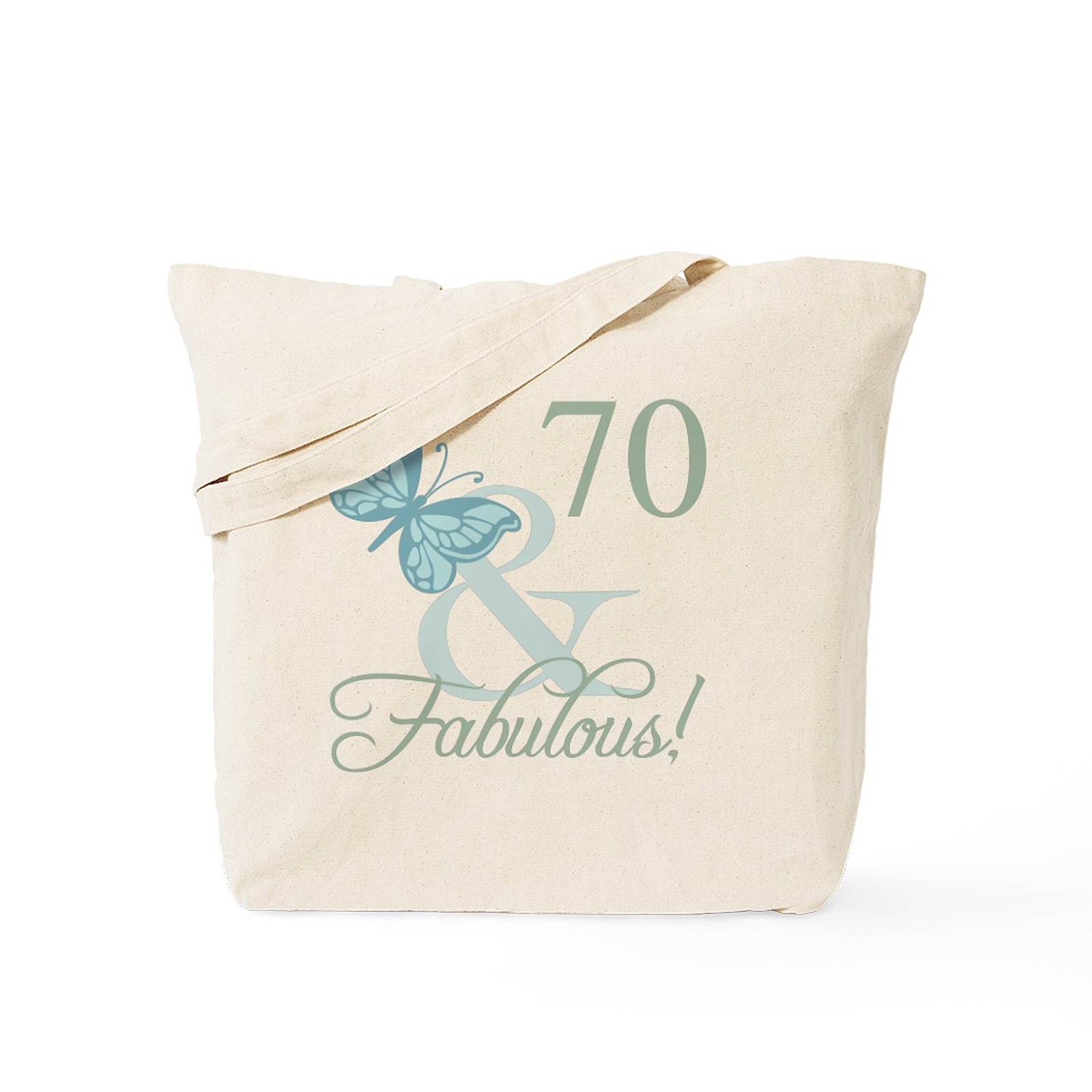 CafePress 70Th Birthday Butterfly Tote Bag (1419973899)
