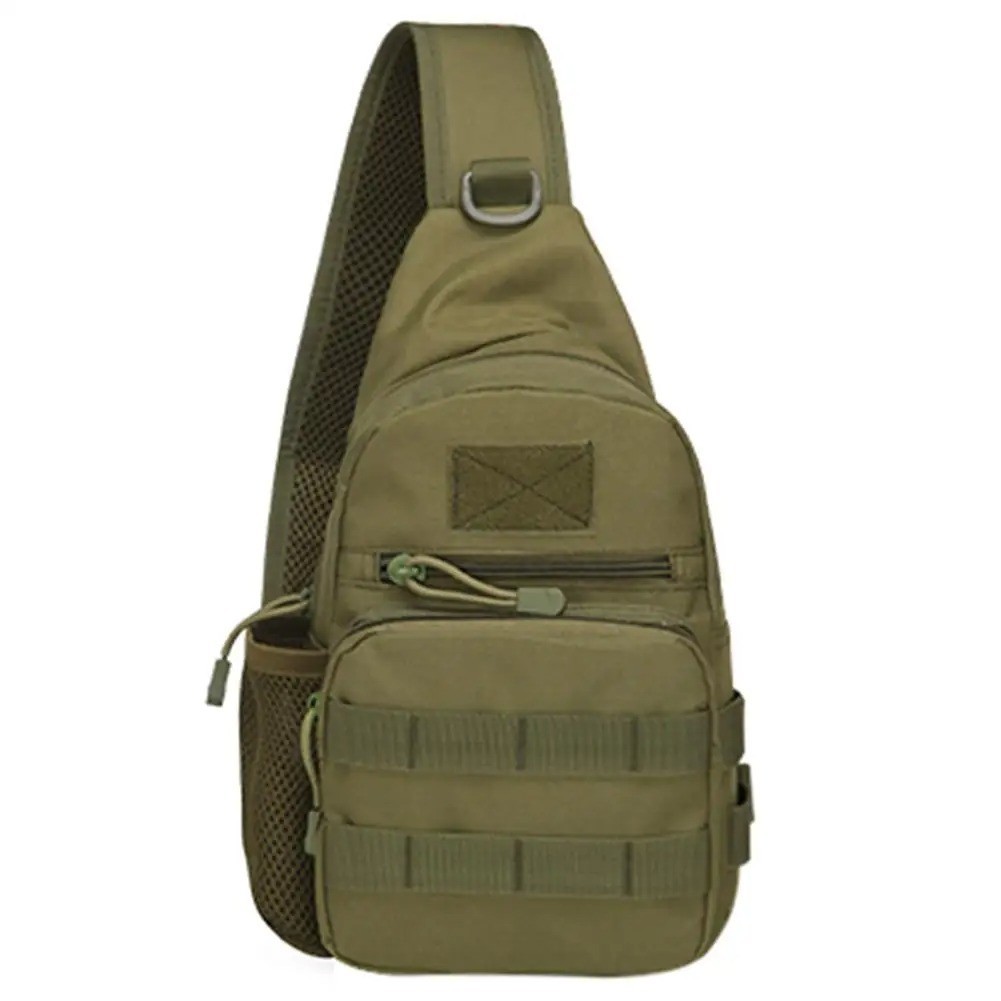 Mens Backpack Tactical Sling Shoulder Bag Molle Travel Chest Pack Outdoor Hiking