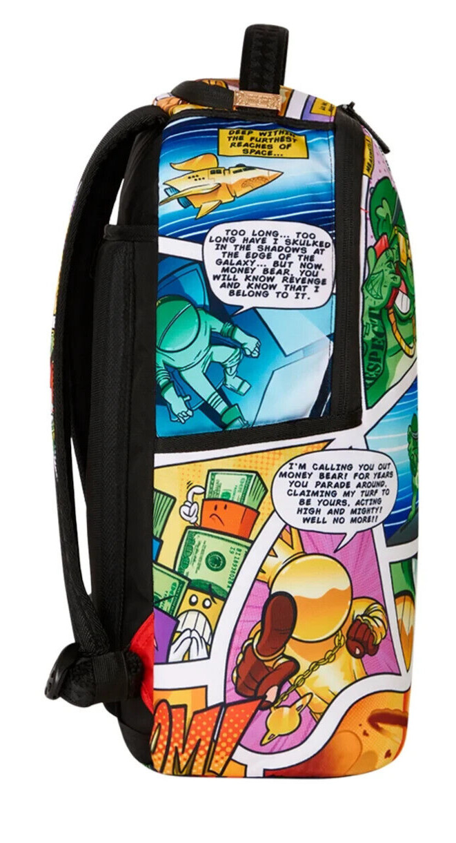 Sprayground Comic Series Two DLXSR Backpack School Shark In Paris New Books Bag
