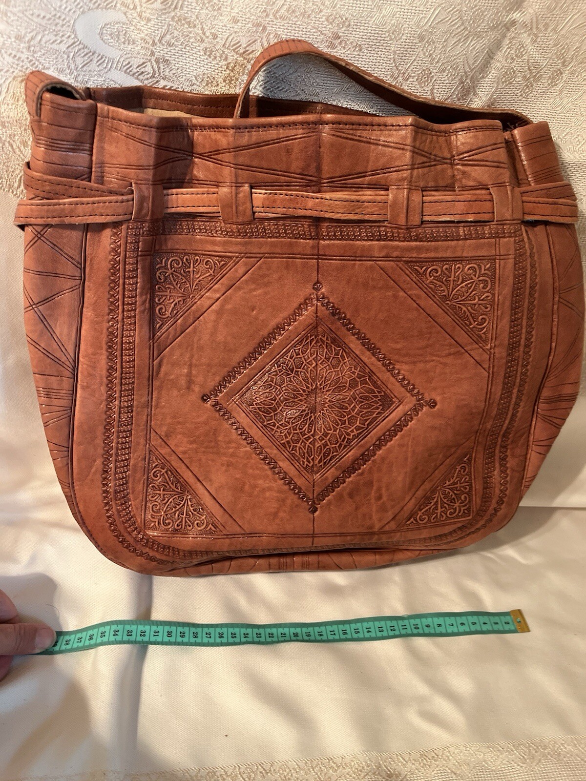 Backpack Genuine Leather – Handmade in Morocco – Large 24″x20″
