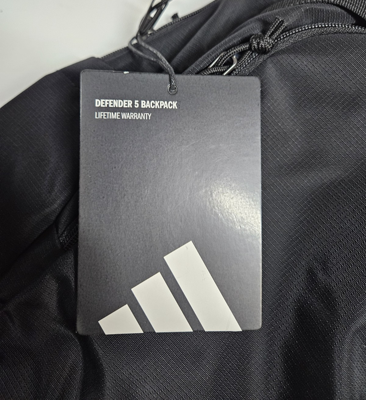 Adidas Black Defender 5 Backpack Laptop Gym School Bag New