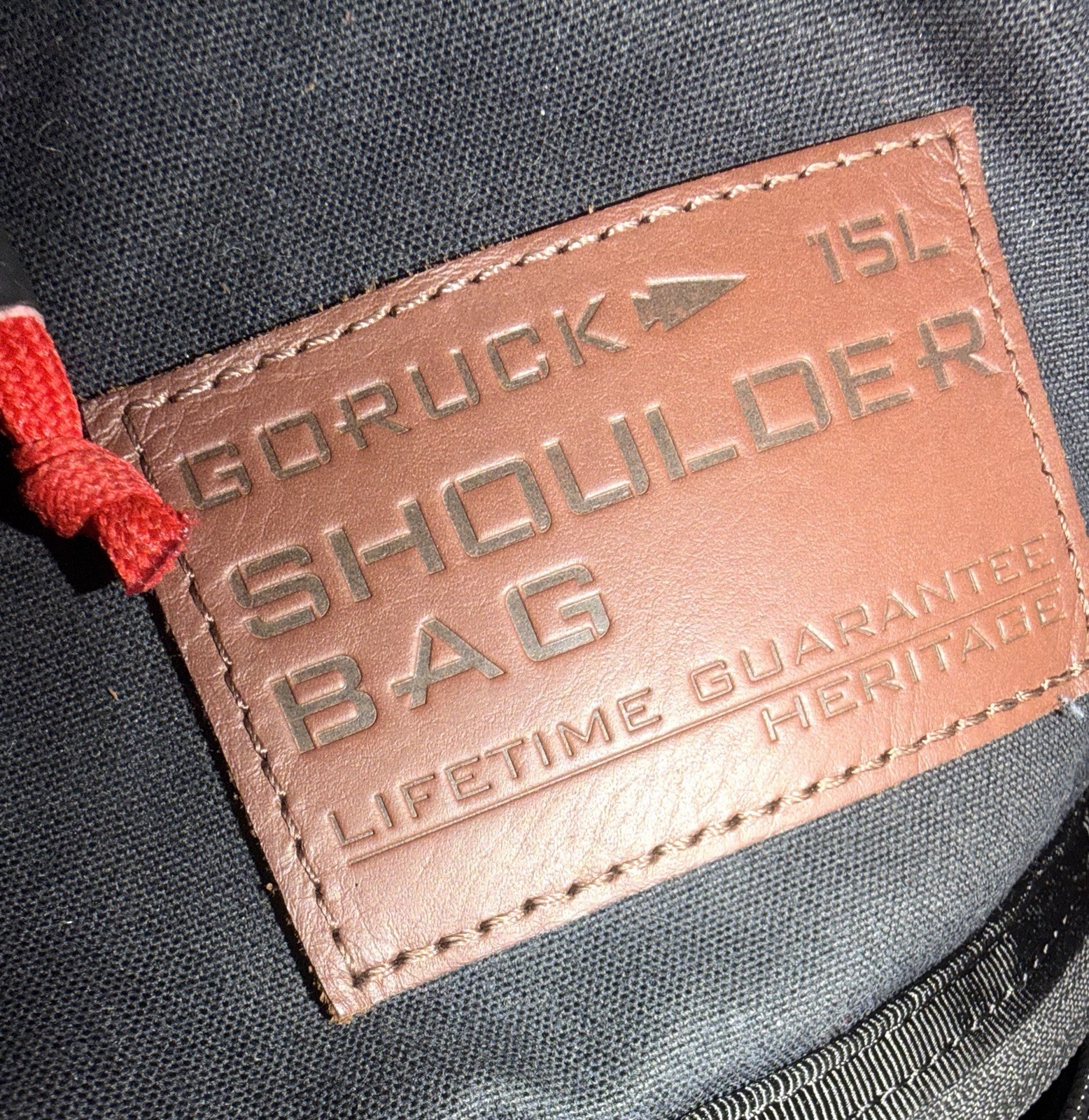 GORUCK Shoulder Bag 15L Heritage Waxed Canvas Messenger Lifetime Warranty RARE
