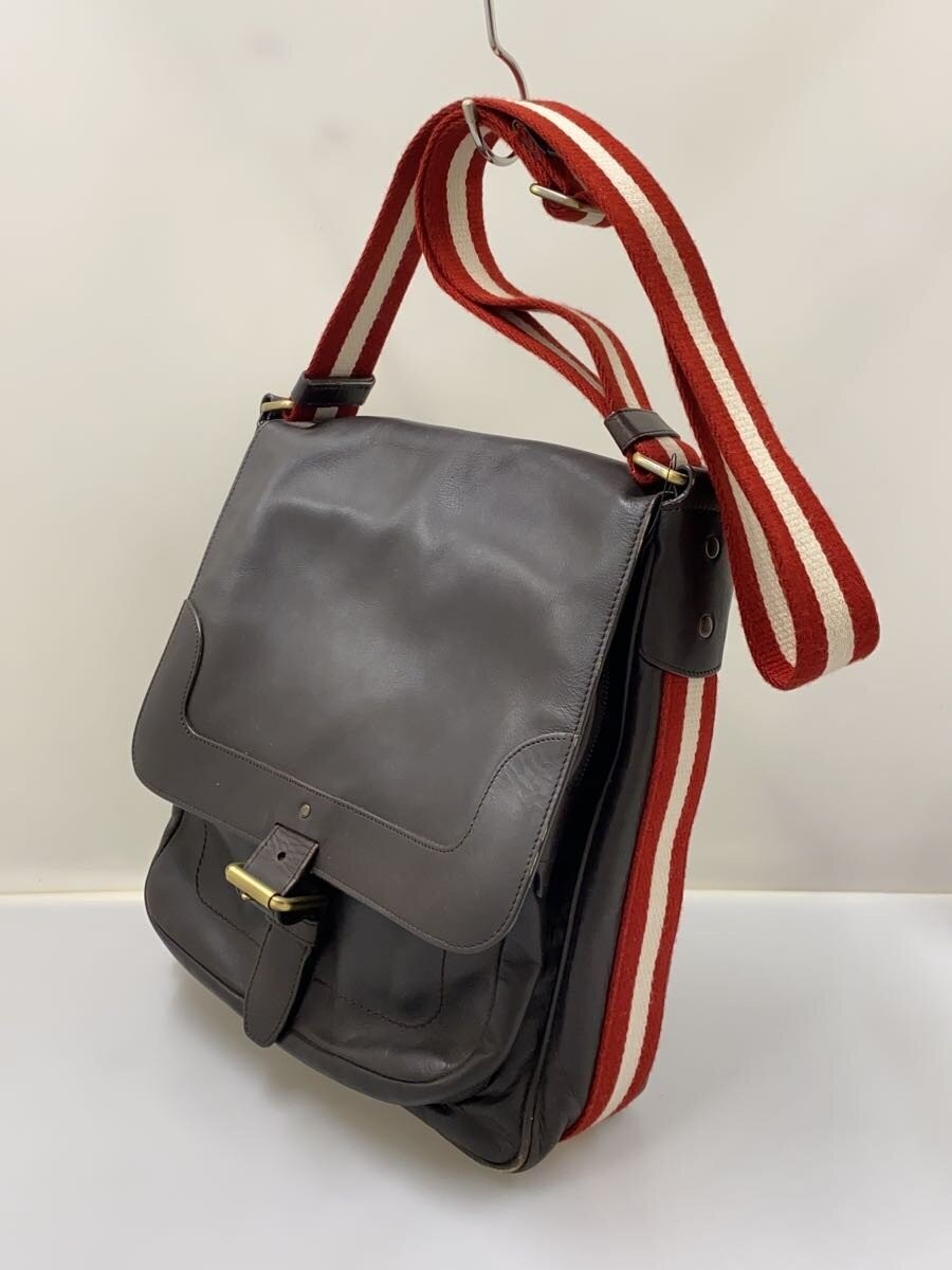 BALLY Shoulder Bag Leather BRW Plain
