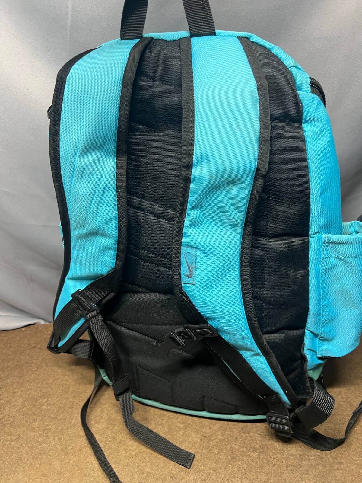 Nike Hoops Elite Max Air Team 2.0 Basketball Backpack Aqua Blue Black Mens