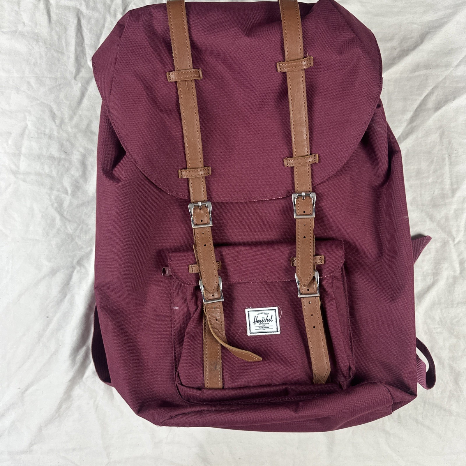 HERSCHEL Supply Co. 21L BACKPACK Little America Maroon Flap Top Drawstring Mid