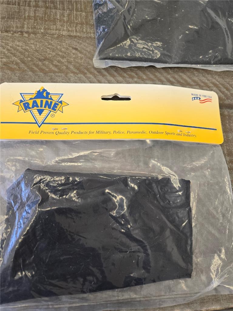 .= Lot of 2 Raine Ditty Bag Nylon Pack Cloth Small #1 Med #2 Drawstring Cord USA