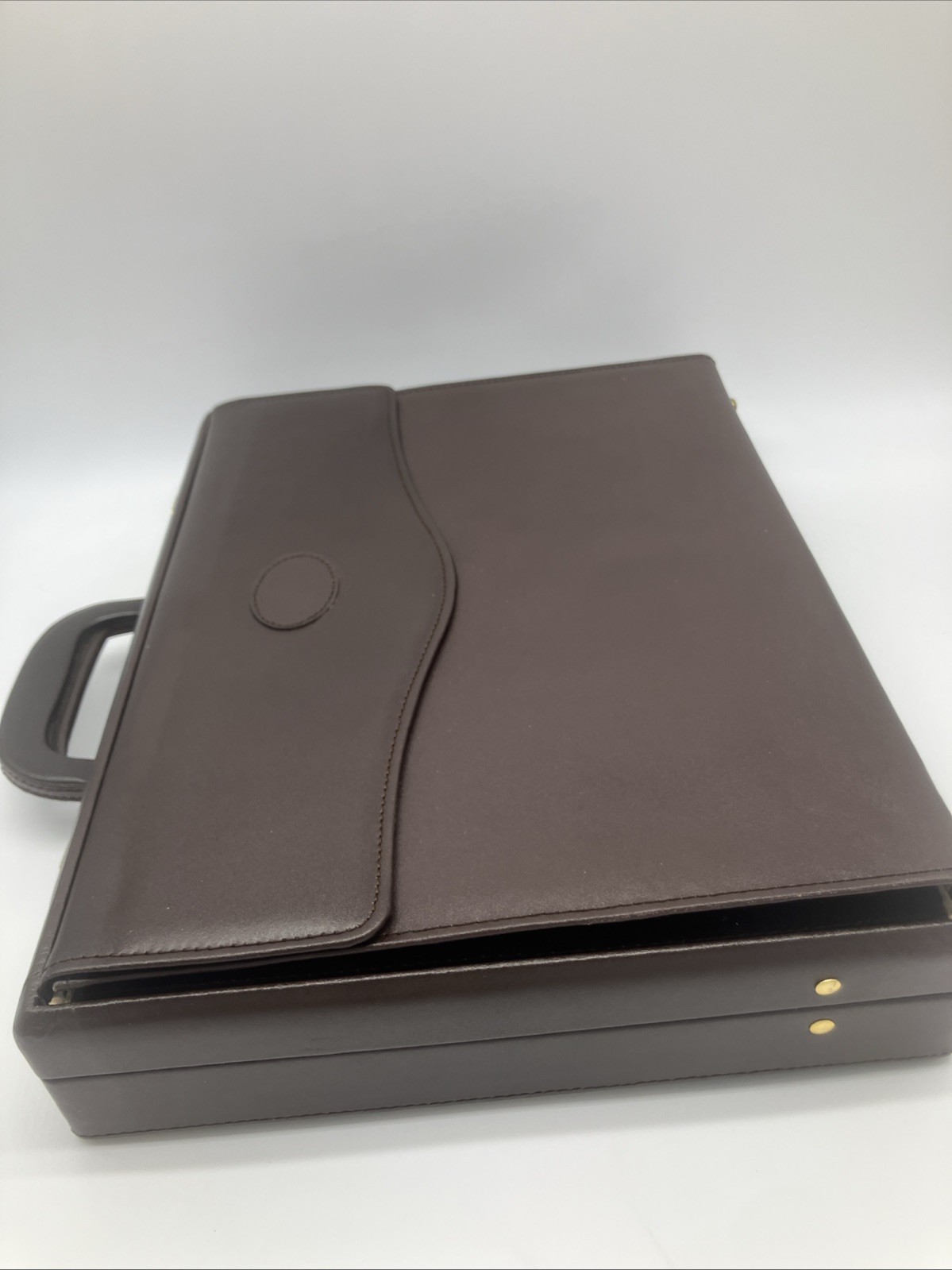 Vintage MCM Briefcase Hard Case 80s HIT Industry 17x12x4 Pro Dad Organizer Retro
