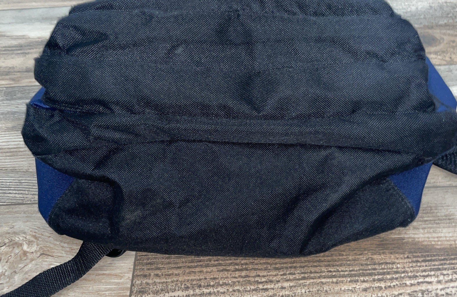 Vtg Starter Brand Backpack 5-Pocket Urban Traveler LARGE BLACK BLUE