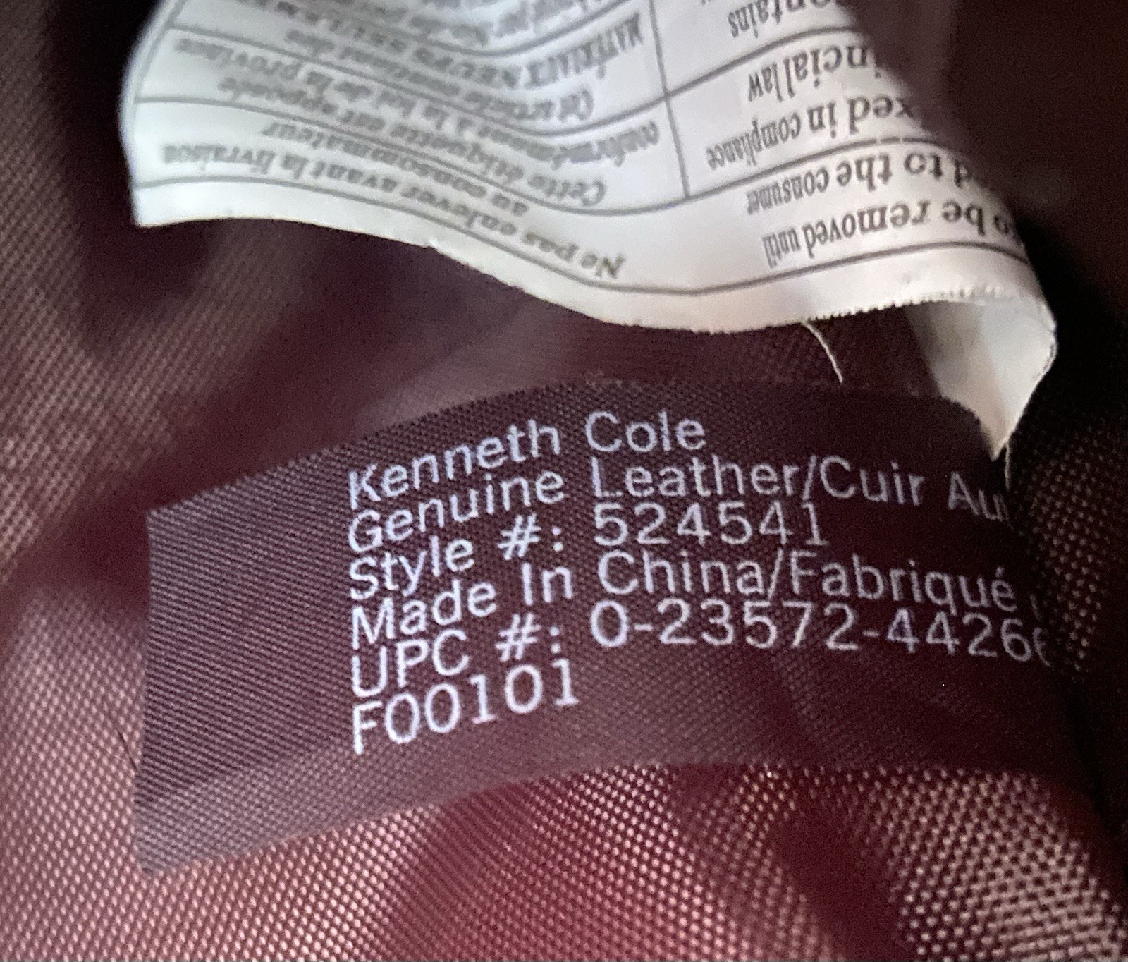 kenneth cole reaction leather messenger bag