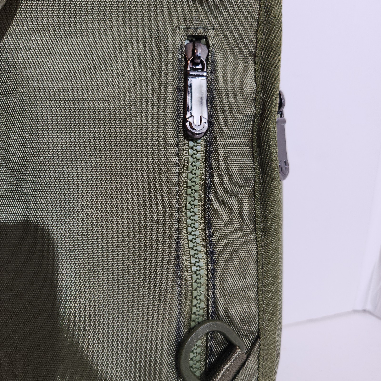 True Religion Buddha Patch Unisex Olive Green Crossbody Bag TR104144