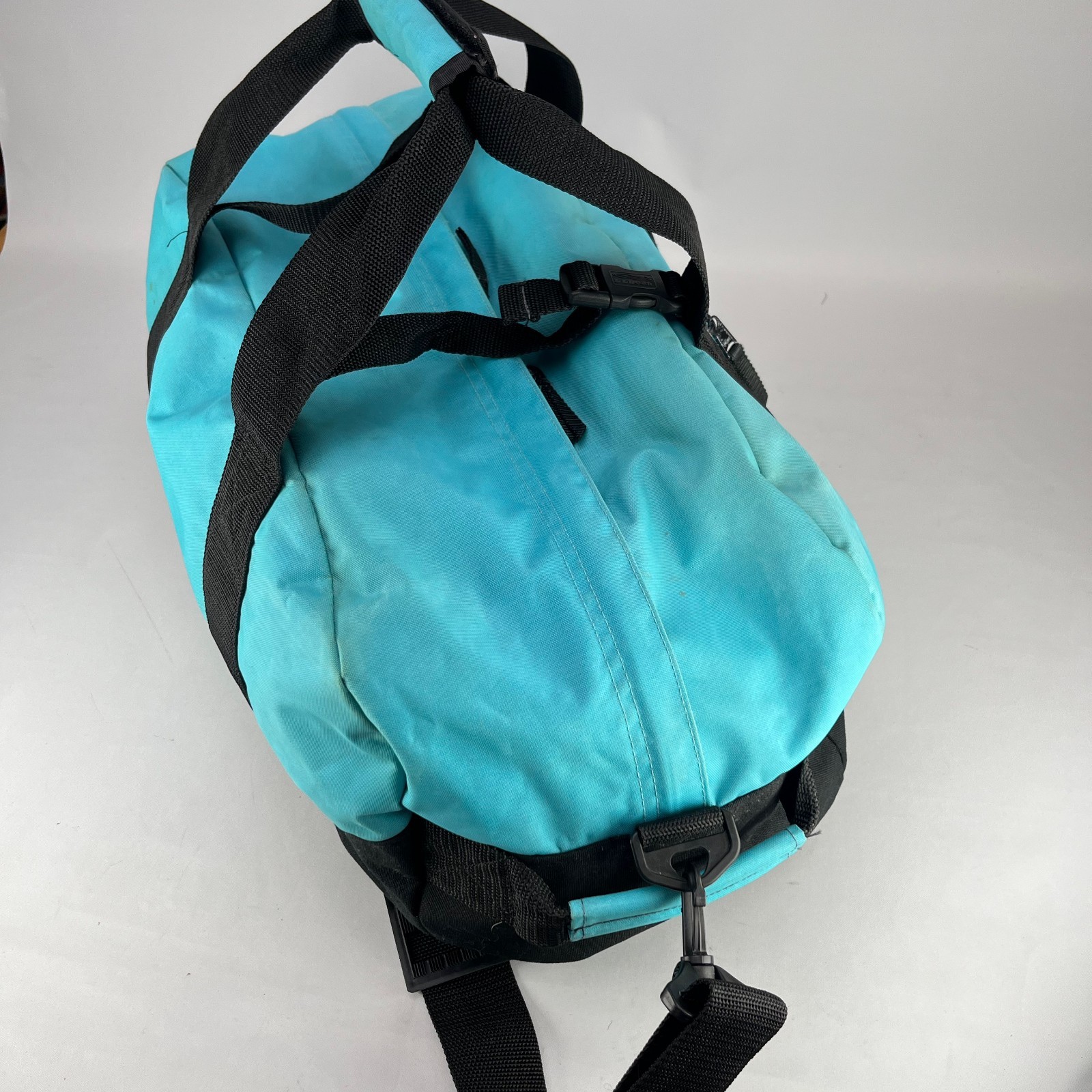 L.L. Bean Adventure Duffle Bag Large 24” Heavy Duty Nylon Teal Outdoor Sport