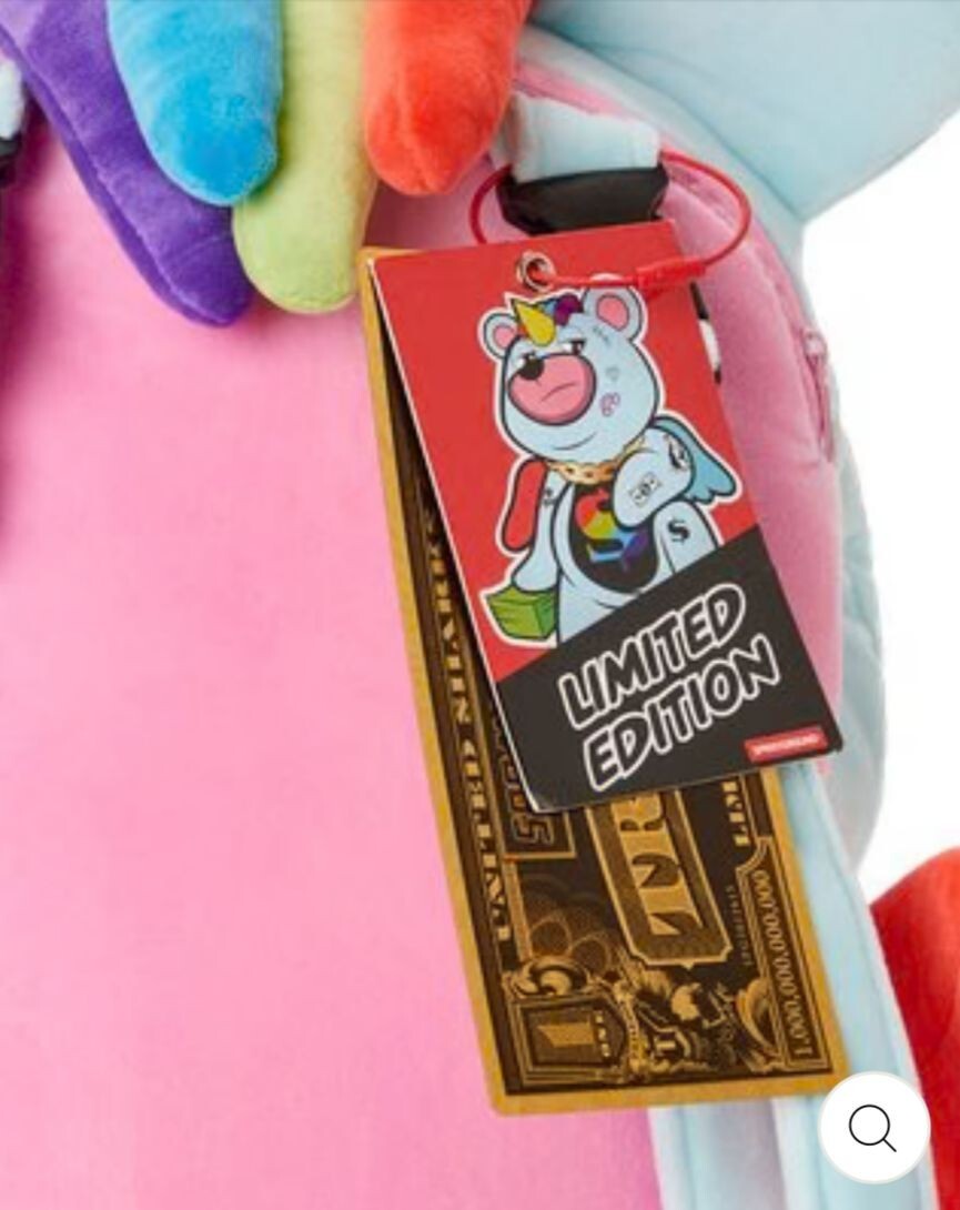 SPRAYGROUND UNICORN TEDDY BEAR BACKPACK
