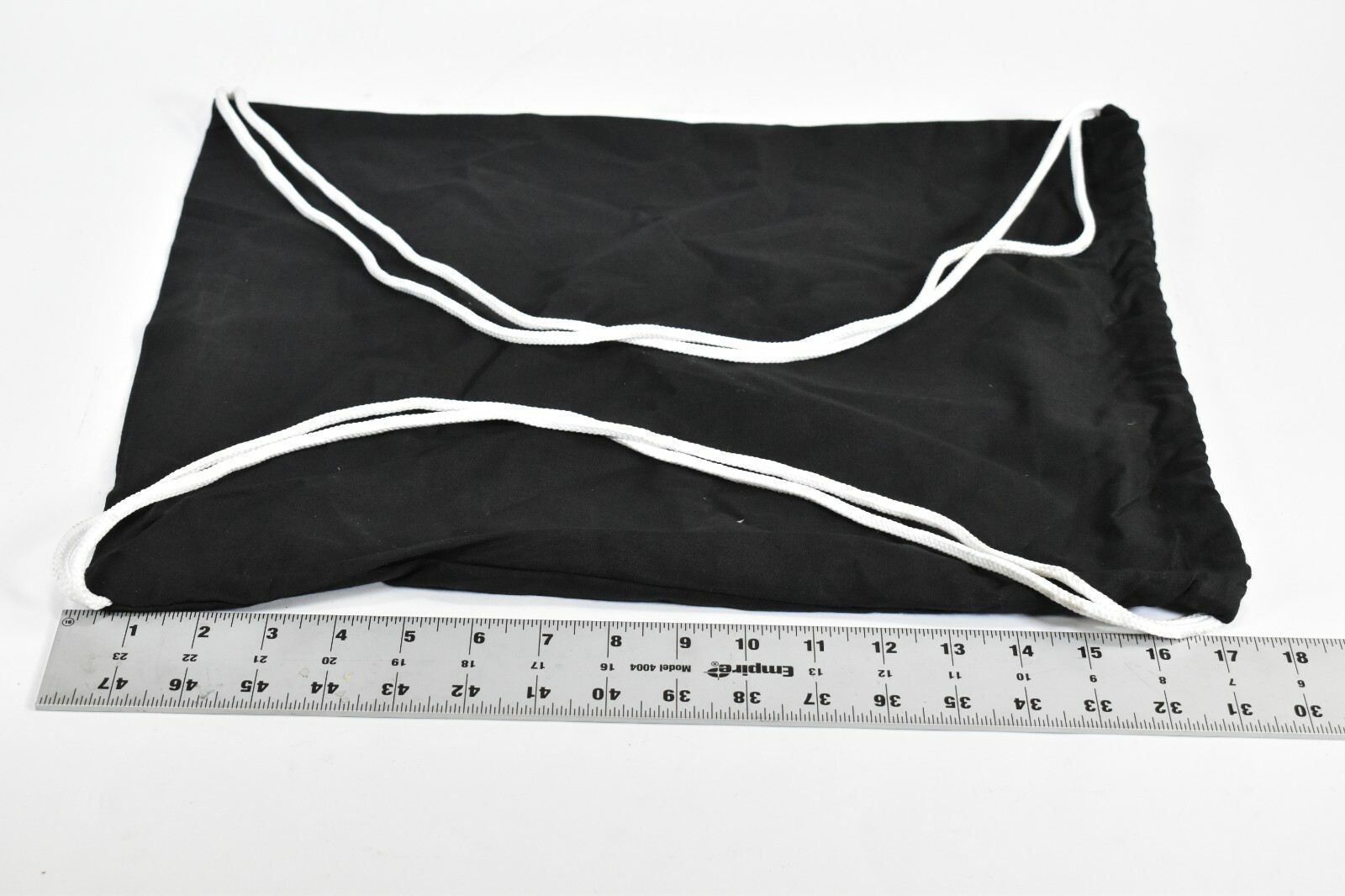 17.5 x 14.5 BLACK DRAW STRING BAGS (18 DOZEN IN THE CASE)