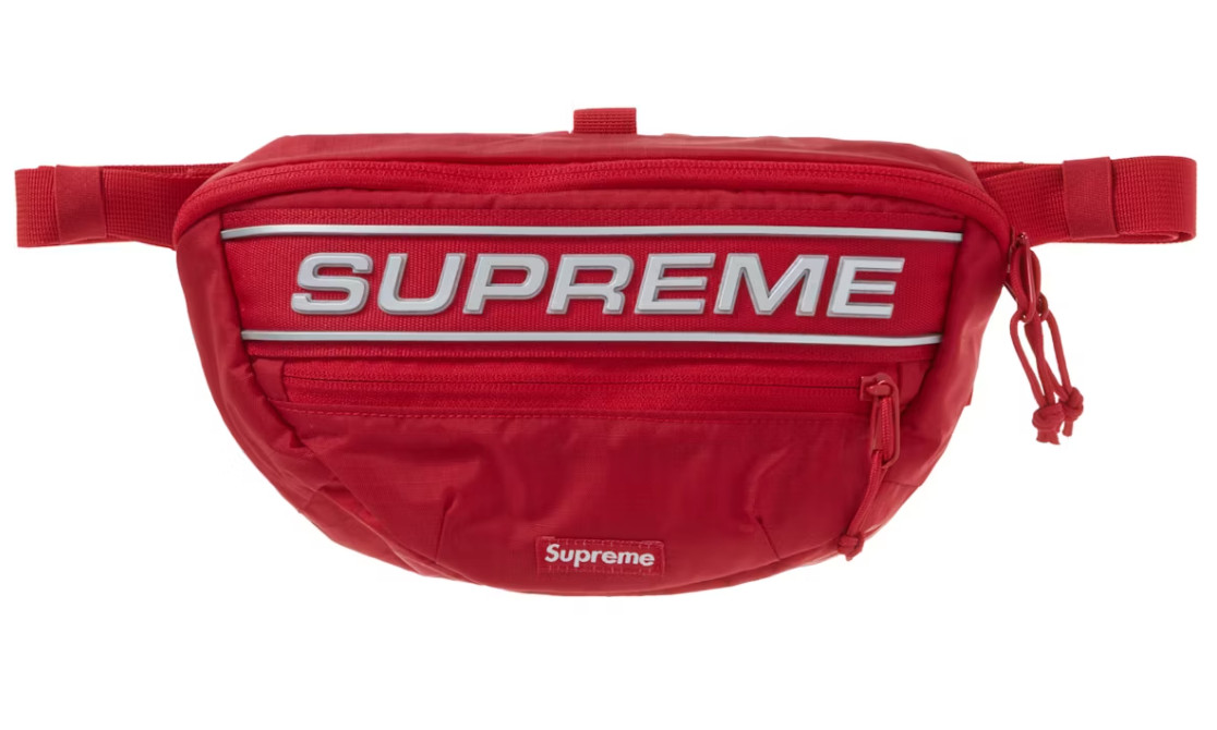 NEW Supreme 3D Logo Waist Bag Red FW23 One Size