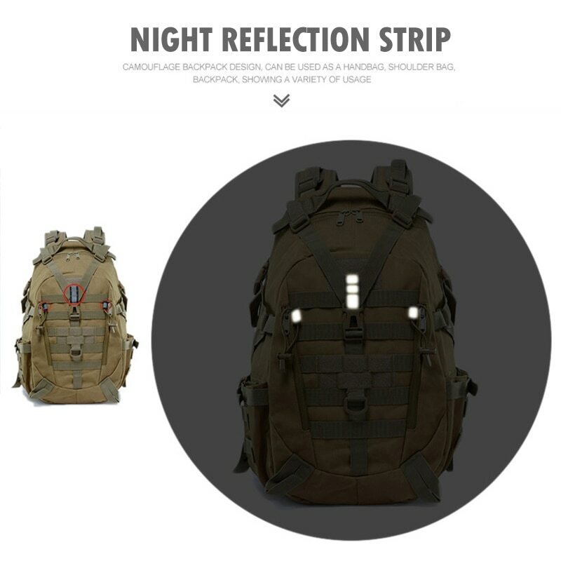Camping Hiking Military Backpack Men Outdoor Travel Bags Climbing Sport Bag