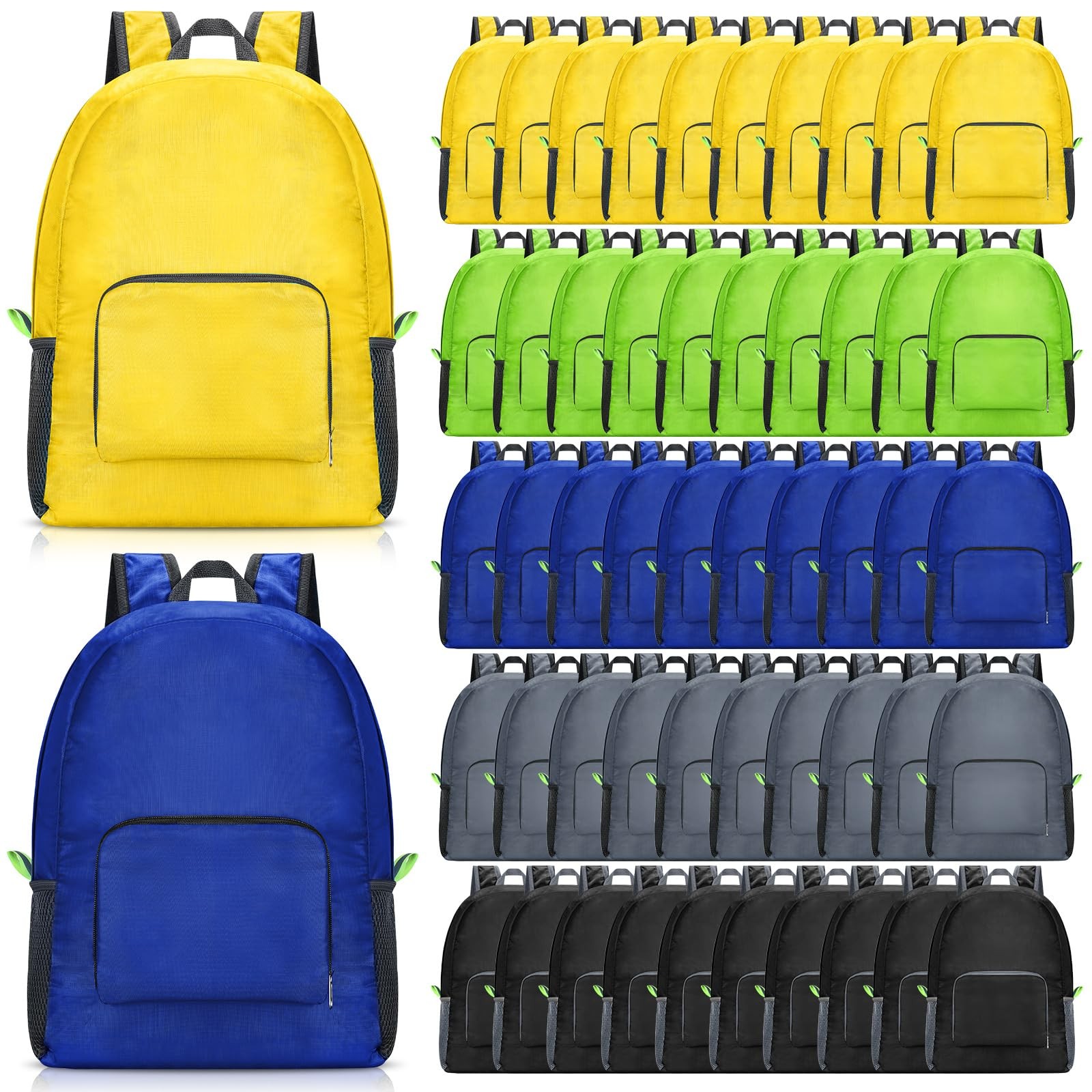 50 Pack Backpacks in Bulk 17 Inches Back Pack Basic Backpack for adult Lightw…