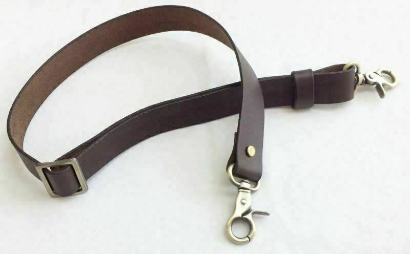 5/8″ Quality Leather Adjustable Convertible Slide Cross Body Bag Strap 3 colors