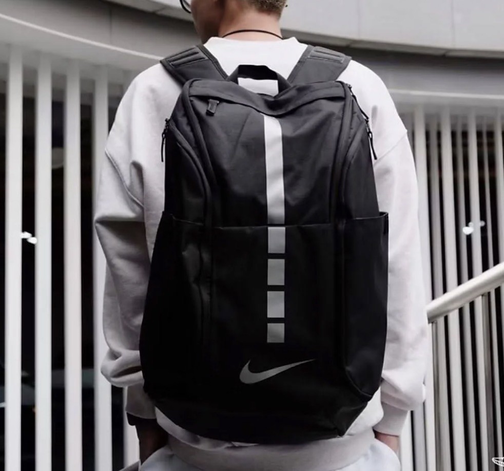 Nike Hoops Elite Pro Basketball Backpack Black Silver Grey BA5554-011 NWT