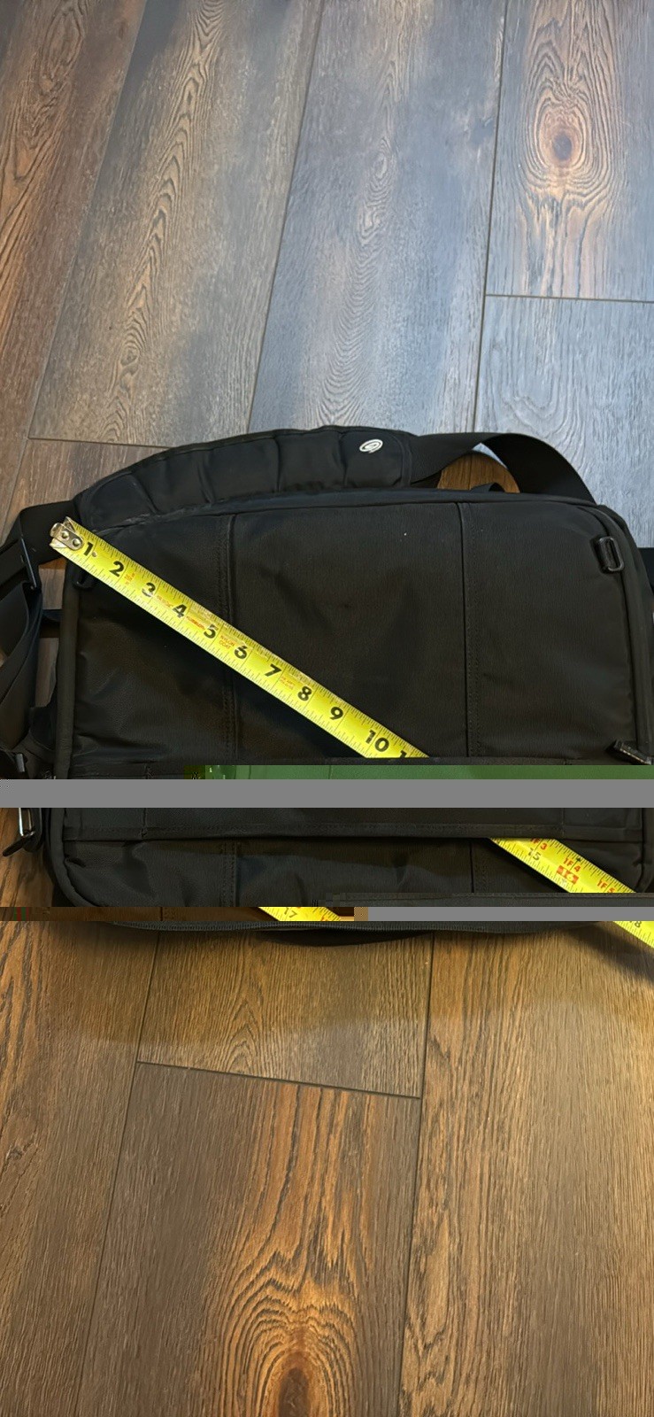 Timbuk2 Blue Messenger Bag – Medium – Black