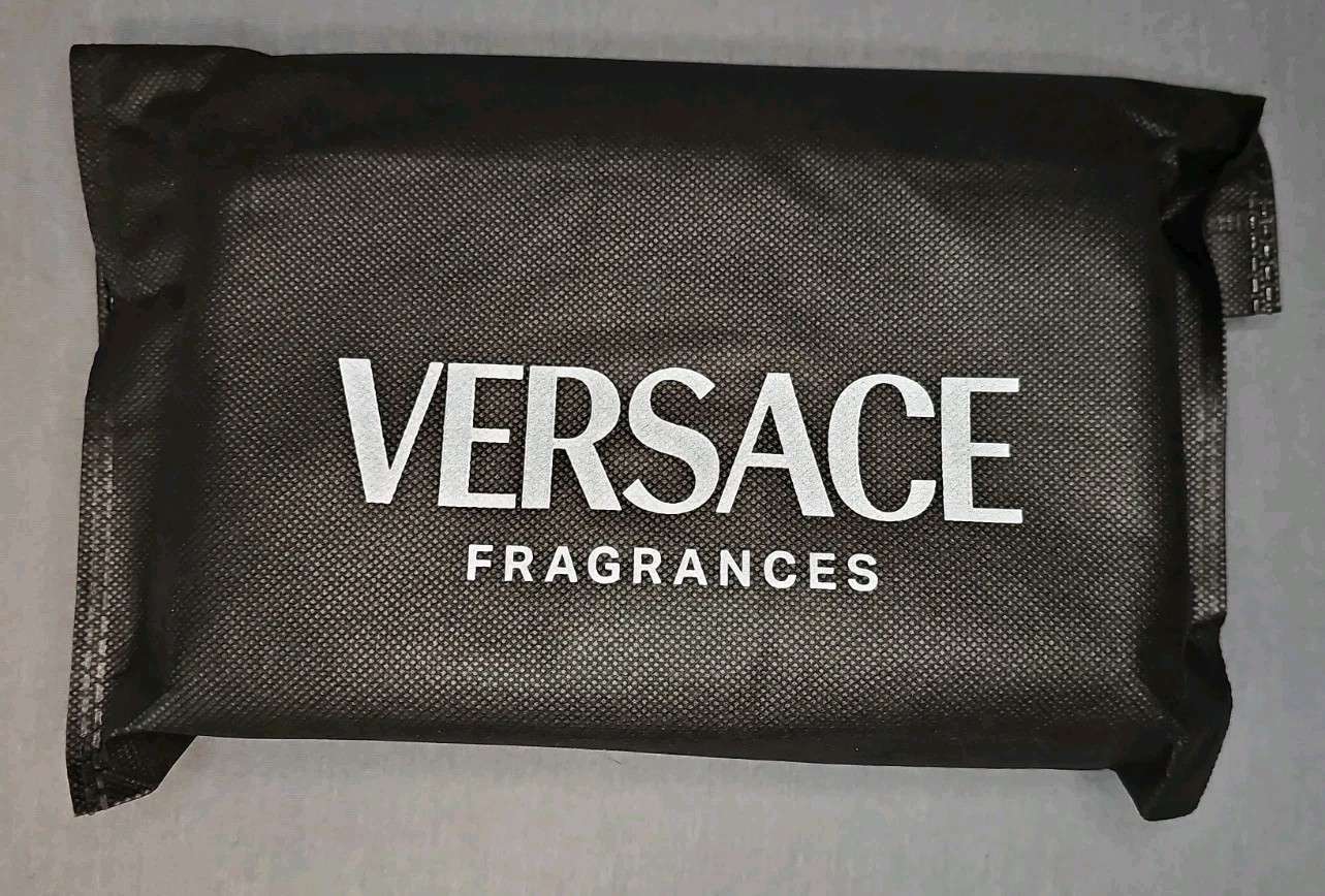 Versace Fragrances Black Toiletry Bag Dopp Kit