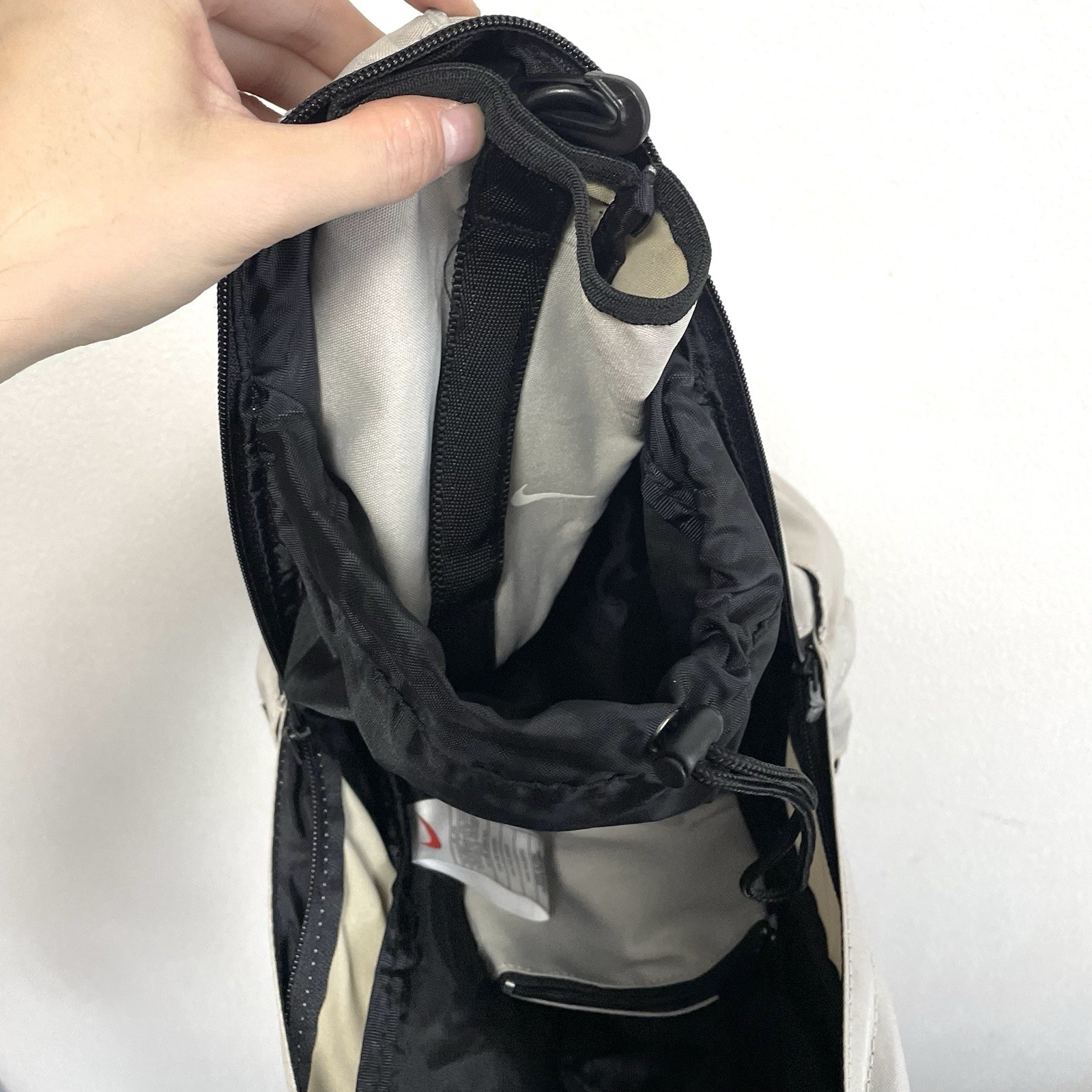 Vintage Nike Technical Backpack Daypack Bag Japan Grey Archive Y2K 00s Rare