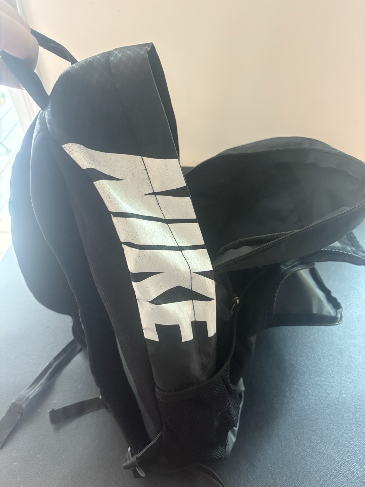 Nike Max Air Backpack Black White Classic Bookbag School Sports Gym Travel Bag