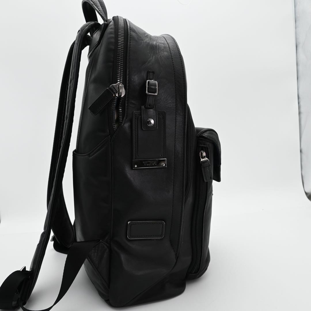 TUMI Morrison Backpack Leather Black 41.5x31x18cm Mens Bag