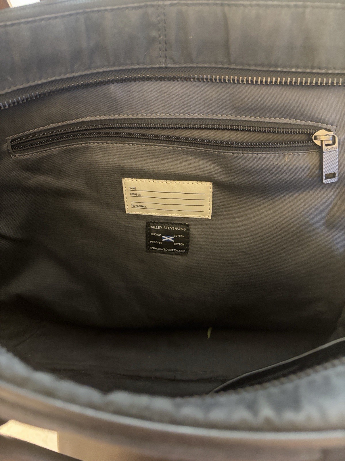 Jack Spade Black Men’s Briefcase Zip Closure Top Handle Inner Pockets Medium