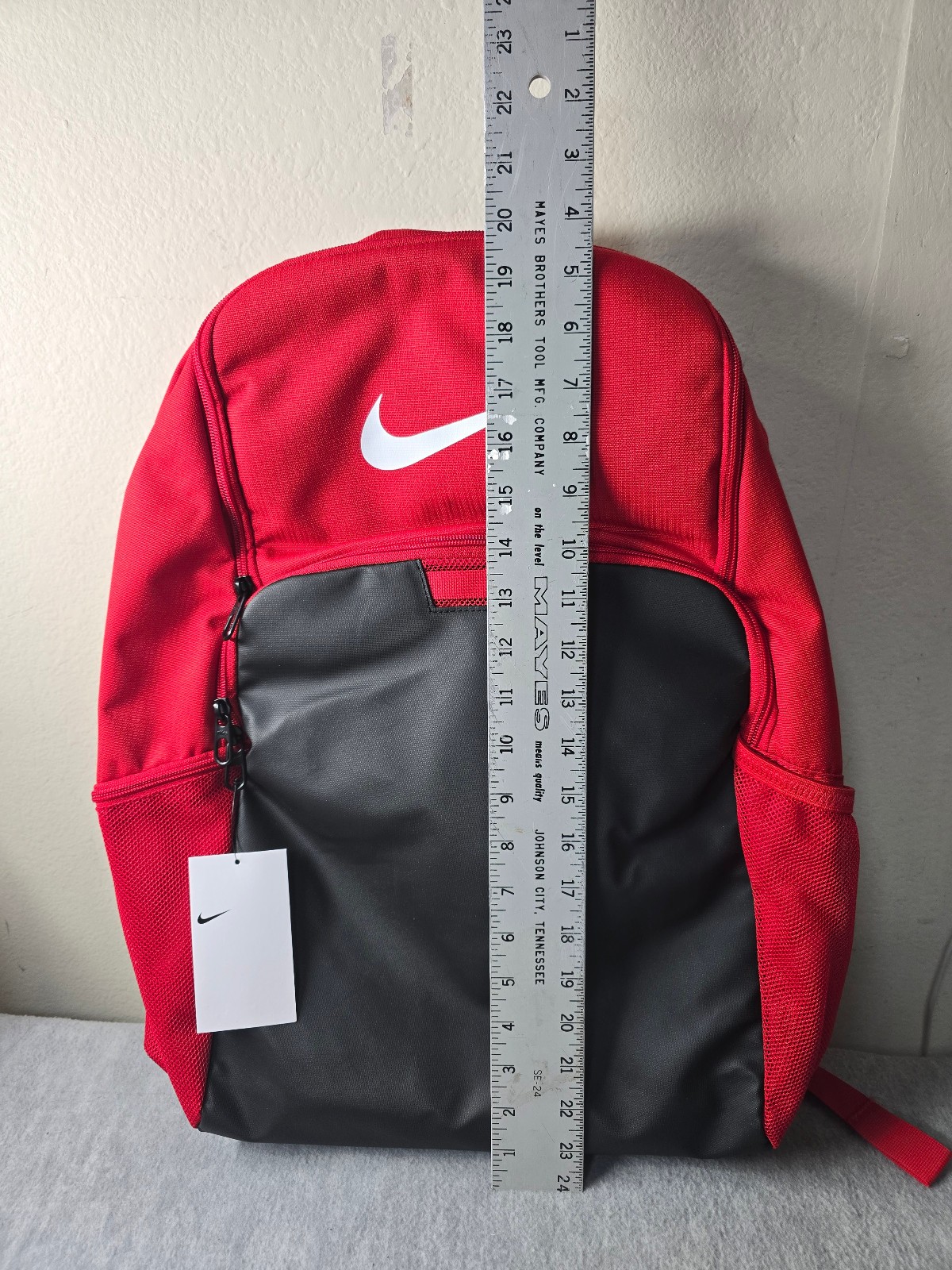 Nike Team Training Backpack Red Black White DM3975-657