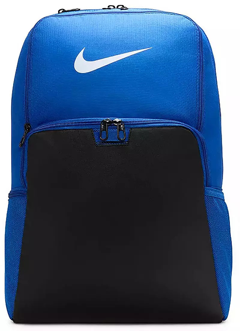Nike Brasilia 9.5 XL Training Backpack Iron Blue Black White New DM3975 480 NWT