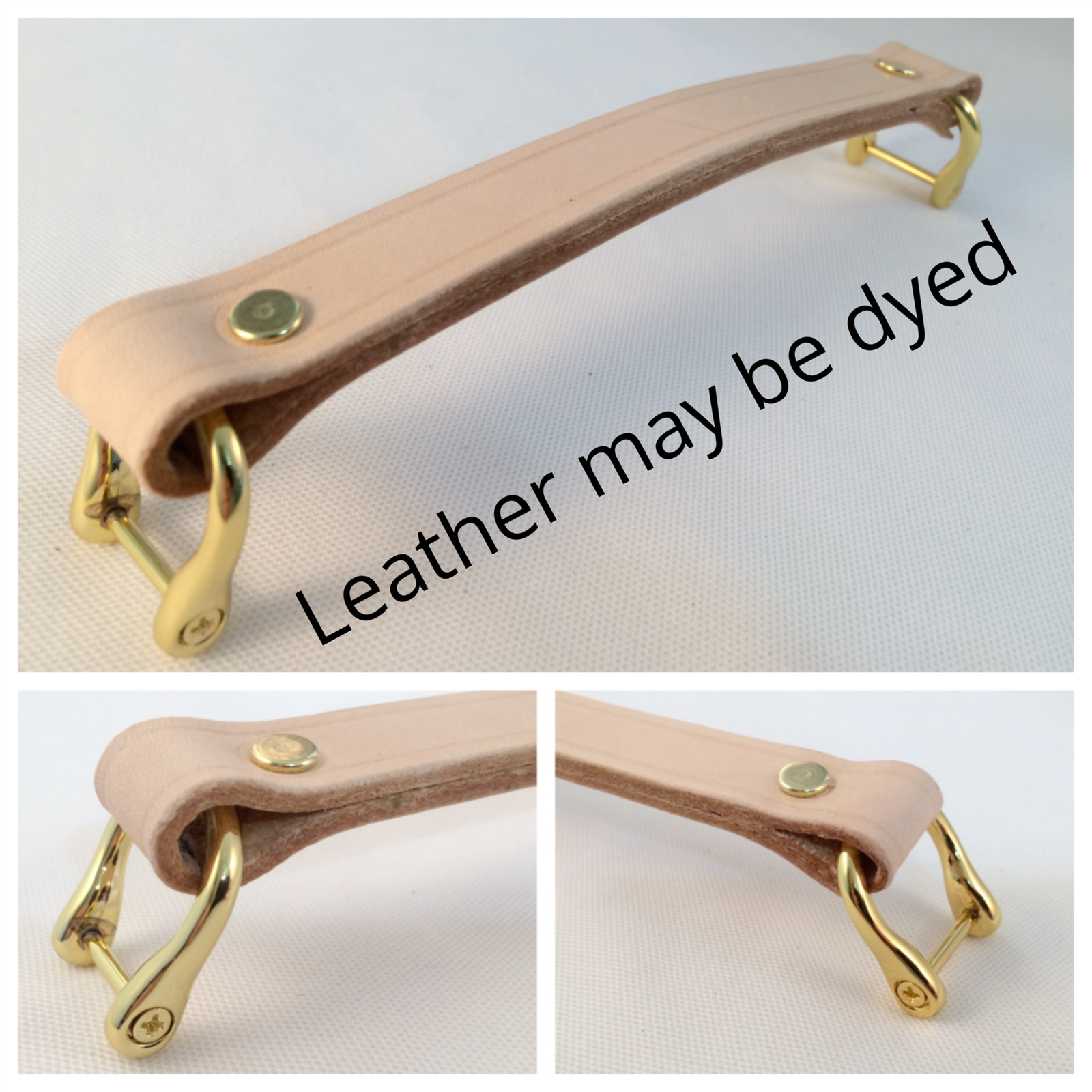 Multipurpose Sturdy Leather Replacement Handle Luggage Briefcase Instrument Case