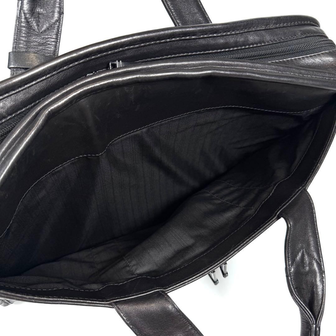 Excellent condition TUMI business bag 2way all leather black 96114DH