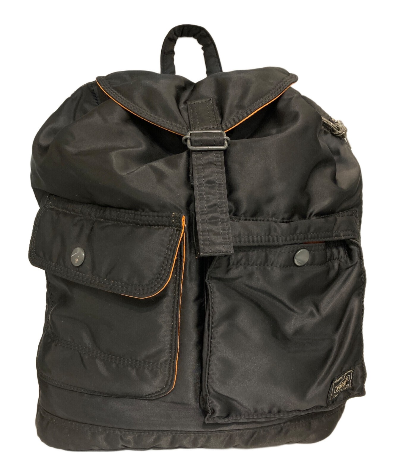 PORTER Tanker Day Pack Backpack Black Nylon Men 622 69388 Used Japan 42cm 29cm