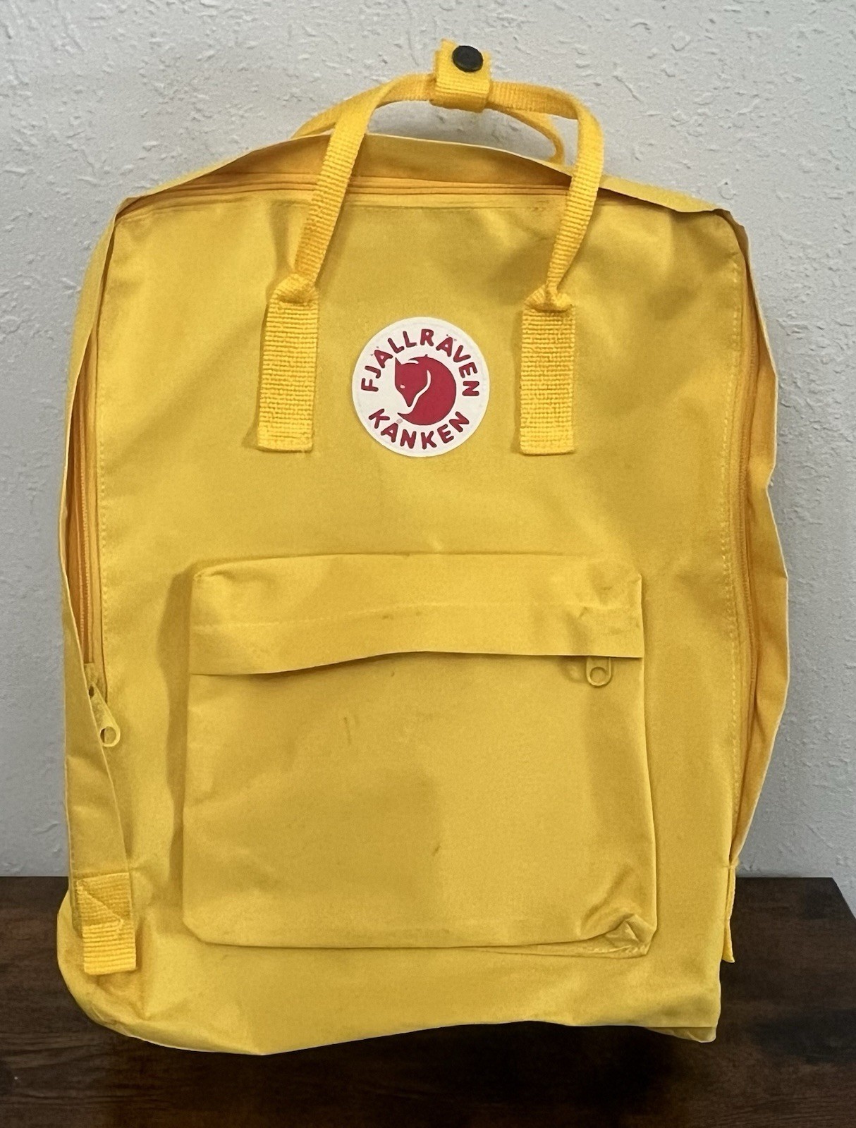 Fjallraven Kanken Classic Backpack Yellow 23510 Sweden Canvas Everyday Outdoor