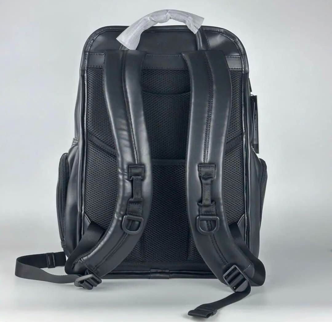 TUMI ALPHA3 Brief-Pack Backpack ALL Leather Black 09603174DL3 New outlet