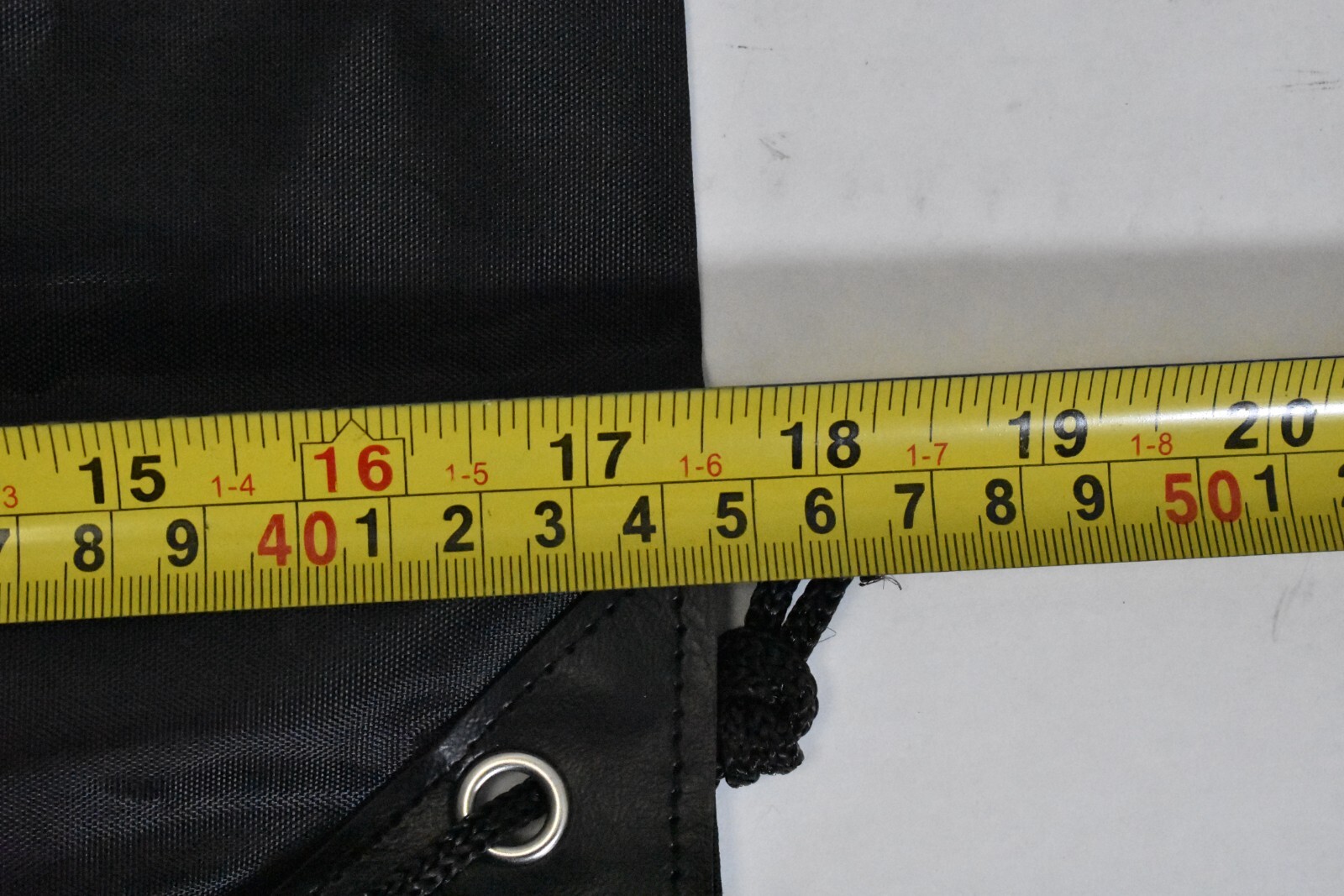 Polyester Drawstring Backpack Pull String Athletic Black Lot Of 10 17.5″ x 13″